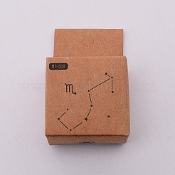 Timbres en bois&nbsp;DIY-WH0175-46H