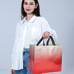 12 шт. 4-х цветные нетканые многоразовые складные подарочные пакеты с ручкой ABAG-GF0001-29A