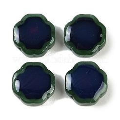 Perline di vetro bicolore&nbsp;GLAA-Z007-11D