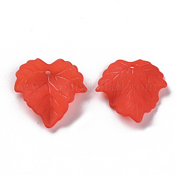 Осенняя тема прозрачные матовые акриловые подвески&nbsp;X-PAF002Y-12