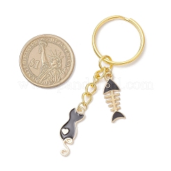 Подвесные брелки из сплава эмали&nbsp;KEYC-JKC01281
