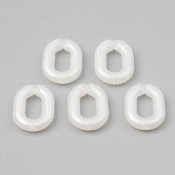 Opake Acryl Verknüpfung Ringe&nbsp;OACR-S038-004A-A07