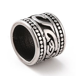 Бусины из нержавеющей стали 304 с крупными отверстиями STAS-M301-12AS