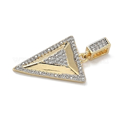 Pendentifs avec zircon cubiques à micro-pavés en laiton&nbsp;LS-KK-F909-01G-02
