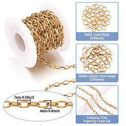 DIY-Kits zur Herstellung von Halsketten/Armbändern aus Edelstahl 304&nbsp;DIY-TA0010-98
