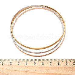 Простые браслеты из нержавеющей стали 304 для женщин&nbsp;BJEW-C092-01