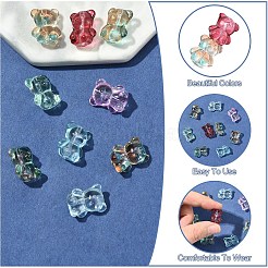 10 шт. Прозрачные стеклянные бусины&nbsp;GLAA-YW0005-13