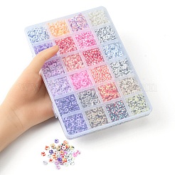 168гр 24-хцветные бусины из полимерной глины ручной работы&nbsp;CLAY-YW0001-79