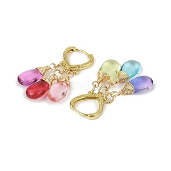 Серьги-кольца с градиентным цветом&nbsp;EJEW-JE06360