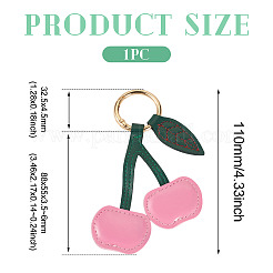 1 шт. брелки из искусственной кожи&nbsp;KEYC-TA0001-46B