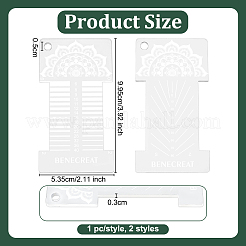 1 Satz Acrylwerkzeug zum Spinnen und Aufwickeln von Garn&nbsp;DIY-BC0013-86C