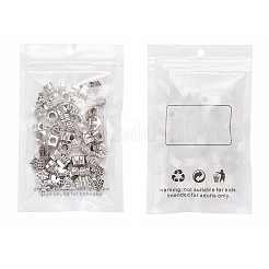 50шт 50 стиля европейские бусины из сплава в тибетском стиле TIBE-YW0001-21