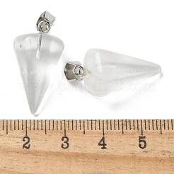 Стеклянные подвески из белого арбуза&nbsp;G-B127-13P-04