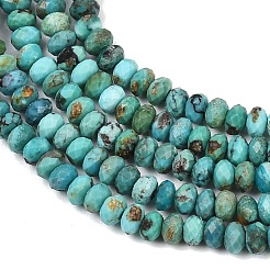 Хубэй природных бирюзовый бисер нитей&nbsp;G-B175-A15-2x4mm