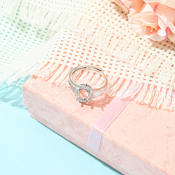 1 шт. 925 серебряных зубчатых кольца STER-BBC0008-59