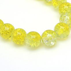 Выпечки окрашенные нити шарик хруст стекла CCG-S001-6mm-04