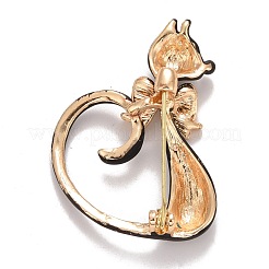 Значок кота из горного хрусталя JEWB-E013-07G