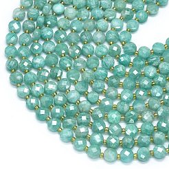Природных амазонит бисер нитей G-K389-B42-01