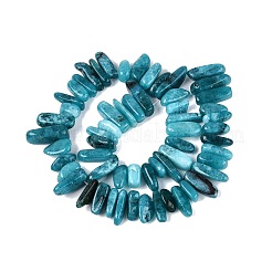 Brins de perles de quartz naturel teint&nbsp;G-Q606-24A-03