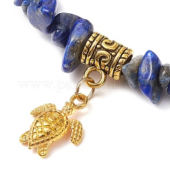 Braccialetti con ciondoli in perline di lapislazzuli naturali per le donne&nbsp;BJEW-JB11371