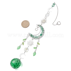 Стекло каплевидное окно висит ловцы солнца&nbsp;HJEW-JM04518