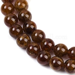 Гранат природный бисер нитей G-U026-A10-8mm