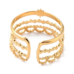 Ионное покрытие (ip) кольца из нержавеющей стали 304 RJEW-L102-35G