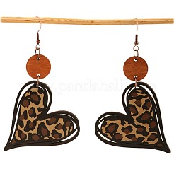 Деревянные болтающийся серьги FS-WGBC9CC-01