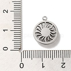 Natürliche Lapislazuli-Sonnenanhänger&nbsp;STAS-B074-05P-03