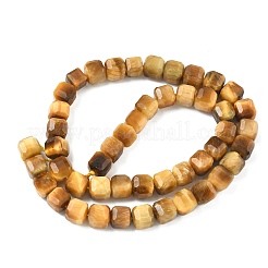 Натуральный золотой тигр глаз бисер пряди&nbsp;G-C267-A11