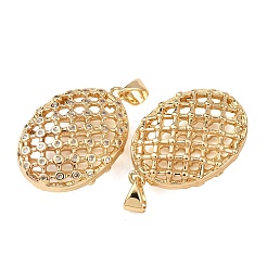 Pendentifs en laiton zircon cubique transparent&nbsp;KK-B184-01G-09