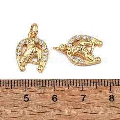 Ciondoli Shegrace in ottone con micro pavé di zirconi cubici trasparenti&nbsp;XGRQ4S882-748G