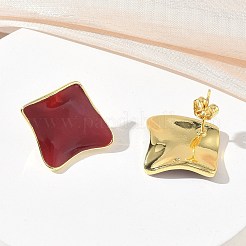 Pendientes de latón esmaltado para mujer&nbsp;KK-CBA760A-07G-05