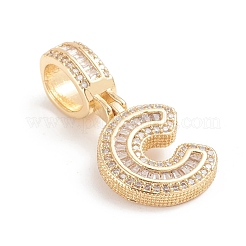 Латунные микро проложить кубического циркония подвески ZIRC-G165-13G-C