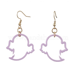 7 пара сережек-призраков из акрила и нержавеющей стали 304 EJEW-JE06541