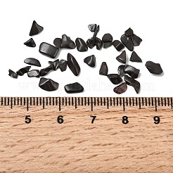 Натуральный черный бисер камень G-D351-03