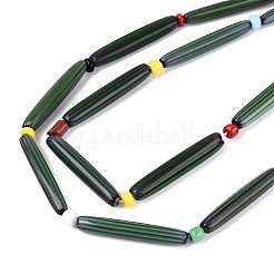 Strisce di perline in vetro millefiori fatte a mano&nbsp;LA-N047-01G
