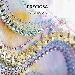 プレシオサ® クリスタル ホットフィックス フラットバック ストーン  チェコクリスタル  ラウンド(438 11 612 シャトンローズビバ12®)  ライトトパーズ 10020個  ss16（3.8~4mm）&nbsp;Y-PRC-HSS16-10020