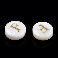 Бусины из натуральных пресноводных ракушек SHEL-N036-01F