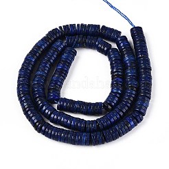 Нитки бусины из натурального ляписа-лазури G-T142-6mm-11