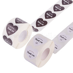 2 рулон 2-х цветных сердечек с наклейками в виде ролла со словами благодарности&nbsp;DIY-TA0013-57