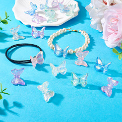 20 шт. Прозрачные акриловые бусины&nbsp;OACR-TA0003-82