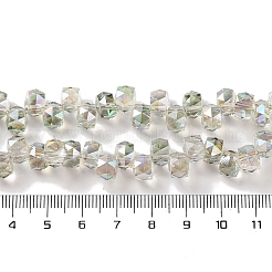 Нити гальванических бусин с полурадужным покрытием&nbsp;EGLA-H104-09A-HR02