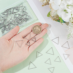 Набор для самостоятельного изготовления треугольных сережек-подвесок из нержавеющей стали 304 DIY-DR0001-40