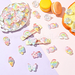 Кабошоны из прозрачной смолы&nbsp;RESI-CJ0004-79