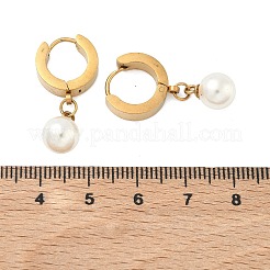 Pendientes de aro de acero inoxidable 201&nbsp;EJEW-D354-09G