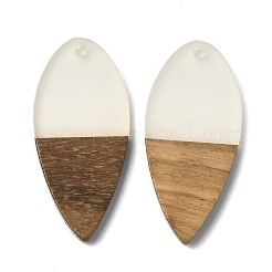 Люминесцентное свечение в темной подвеске из дерева и смолы WOOD-H104-04