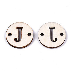 Connecteurs de maillons en bois de peuplier naturel non fini&nbsp;WOOD-S045-140A-01J