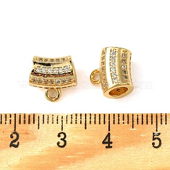 Латунные дужки из латуни с микропаве из кубического циркония KK-M277-09D-G