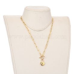 Ожерелья с подвесками в форме сердца&nbsp;NJEW-JN02971